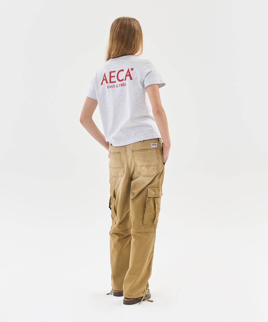 AECA Aeca Signature Tee-Charcoal