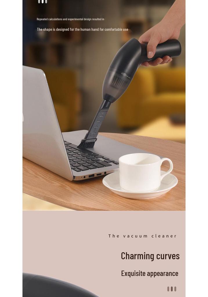 Dual-Use Portable Wireless Vacuum Cleaner for Home, Car, and Windows