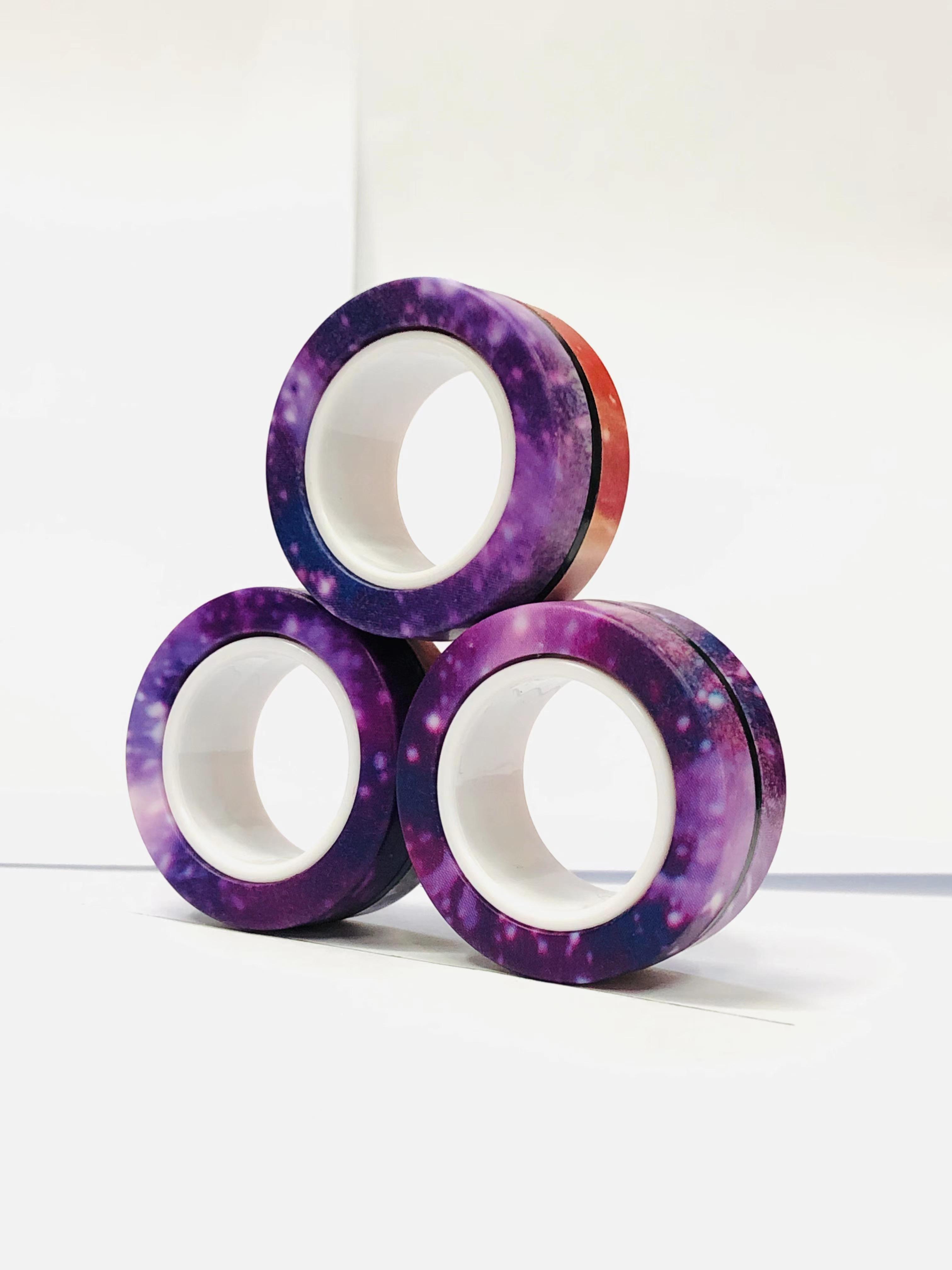 High-Quality 3Pcs High-Quality Fidget High-Quality Toy Collection kit High-Quality Finger High-Quality Magnetic High-Quality Rings High-Quality