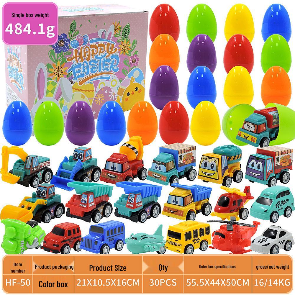 Children's DIY Bunny Car Easter Egg Set - Easter Toy & Gashapon Gifts 2026