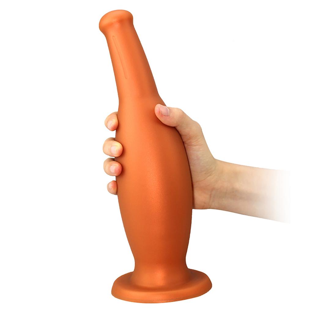 Plug Anal en Silicone liquide surdimensionné, bouteille de vin, dilatateur Anal, Plug Anal doux, stimule l'anus et le vagin, jouets sexuels, masturbateur