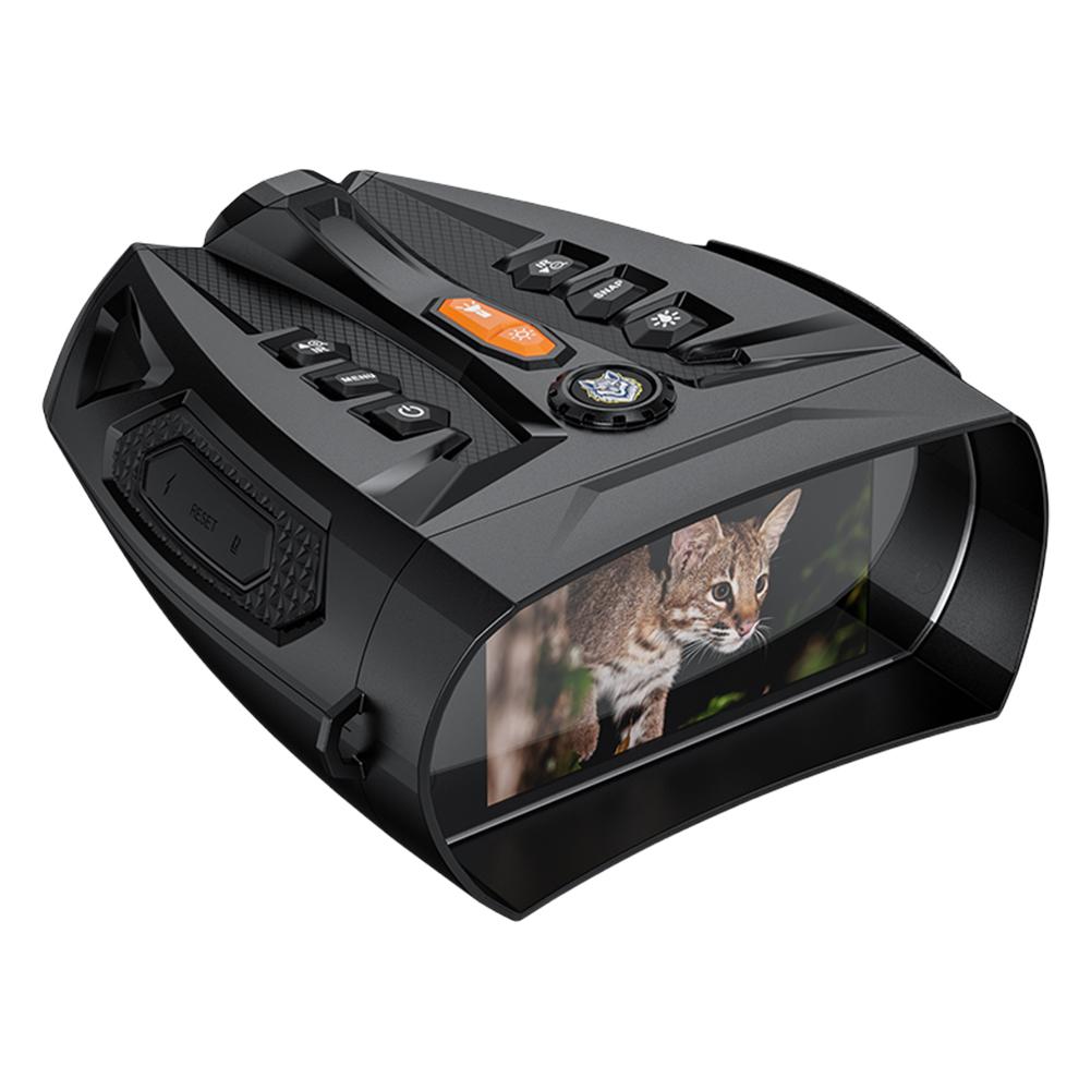 4K Infrared Night Visions Binoculars 10X Digital Zoom Outdoor HD Telescope Camera 5000mAh Rechargeable Hunting Camera for Adults