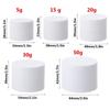 5-100g Face Cream Bottles Plastic Lip Balm Container Cans Cosmetic Cream Jars  Travel