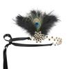 1920s Flapper Headband GatsbyParty Costume Accessories for Lady Vintage Rhinestones Headpiece Masquerade Party Headdress
