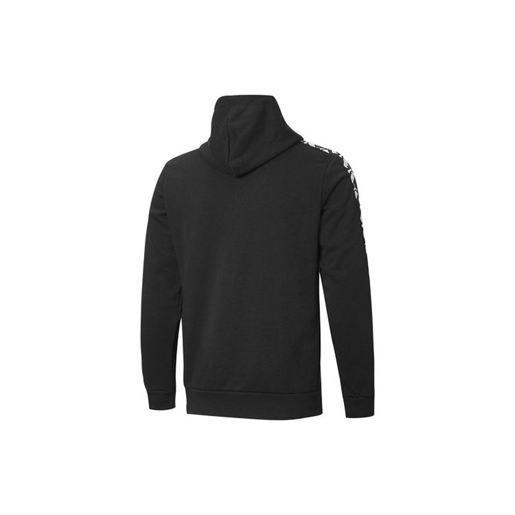 Puma Logo Hooded Sweatshirt Men Tops Black 584128-01
