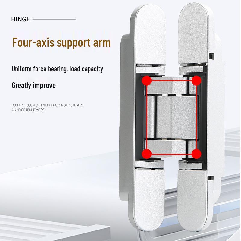 3D Adjustable Concealed Hinge for Hidden Doors