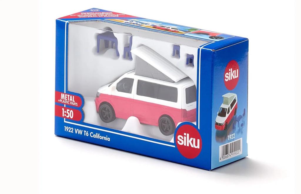 SIKU VW T6 California with Retractable Ages SK1922 Roof, 3+,
