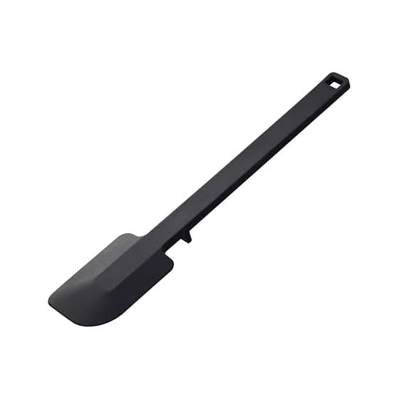 Yamazaki Jitsugyo (Yamazaki) Silicone Spatula Black Approx. W5.5 x D2 x H26cm Tower Rubber Spatula Heat Resistant 4277