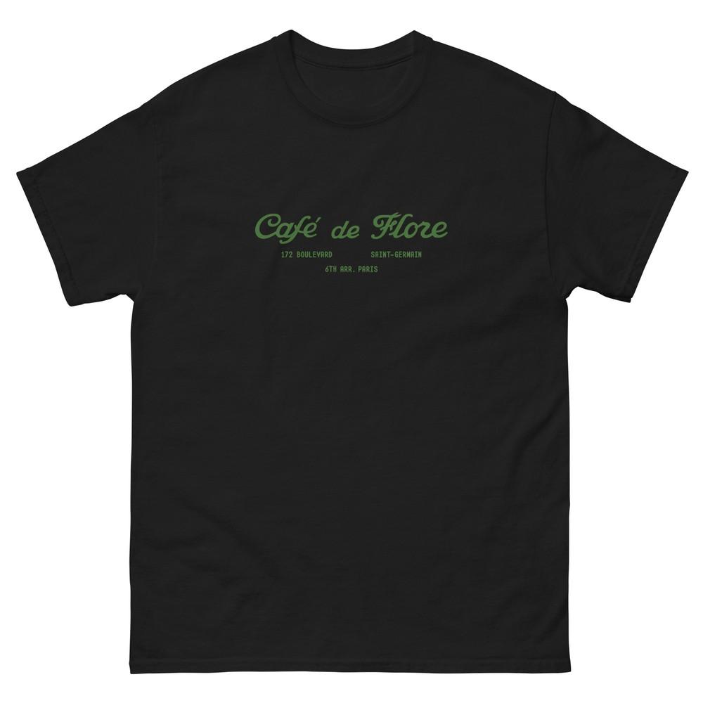 Cafe De Flore Famous Paris Cafe Famous Paris France TShirt Unisex classic tee Unisex T-Shirt S