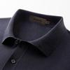 Zhuangji Men's 100% Merino Wool Short Sleeve Polo T-Shirt
