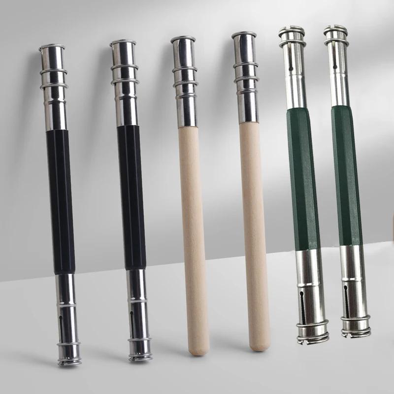 3/4/5/6/7/8pcs /set Pencil Extender Holder Adjustable Dual Head/ Single Head Sketch School Painting Art Writing Tool