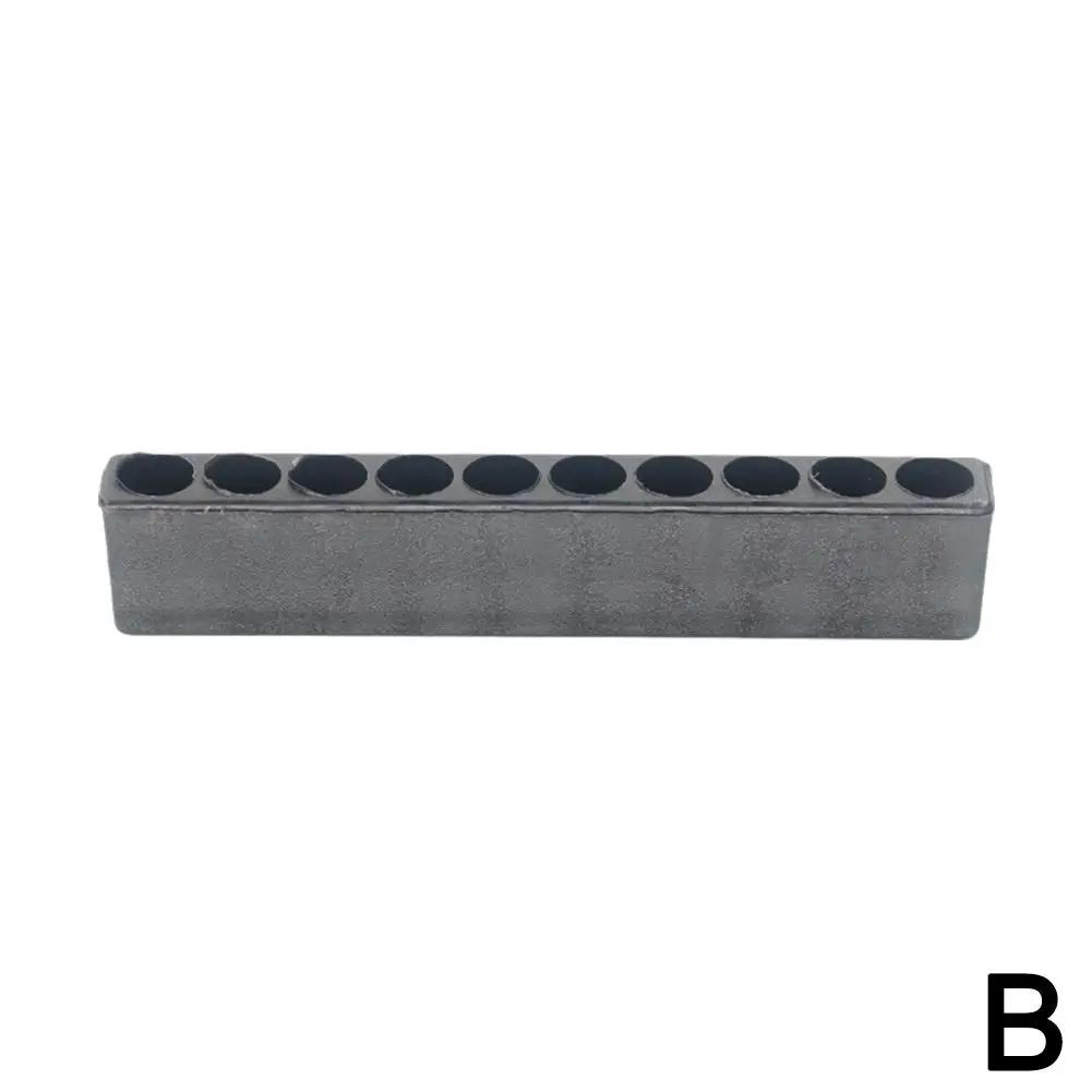 6/10/11/12 Holes Drill Bit Storage Case Screwdriver Head Holder Hex Shank Screwdriver Bit Holder For 6.35mm/ 1/4" Standard D1G8