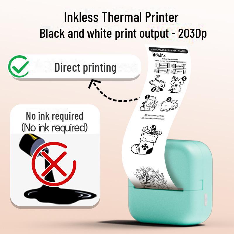 Phomemo M02X Bluetooth Portable Photo Printer - Compact, Wireless & Thermal Mobile Printing