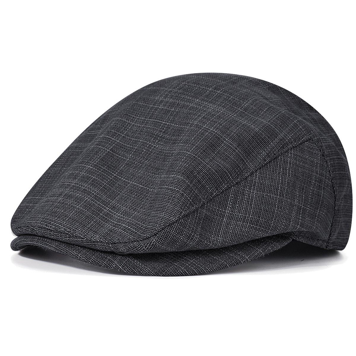 

Кепка вперед Мужская Женская Ретро Берет Британская Ретро Расписанная Шляпа Кепка с Козырьком чёрный