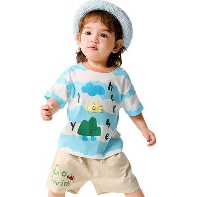 Balabala Baby Unisex Cartoon Short Sleeve T-Shirt
