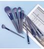 Cangzhou 10-Piece Purple Rabbit Makeup Brush Set: Powder, Concealer, Highlight, Eyeliner, and Eyeshadow Brushes
