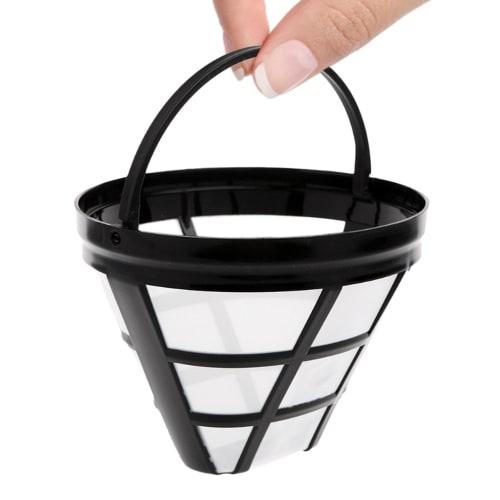 Reusable Cup Basket Coffee Filter - Compatible with Most Coffee Maker Tools and Accessories.