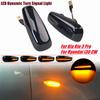 2pcs LED Dynamic Side Marker Light Arrow Turn Signal Blinker Lamp For Kia Pro Ceed Estate Rio 3 Hyundai Elantra I30 Azera Avante