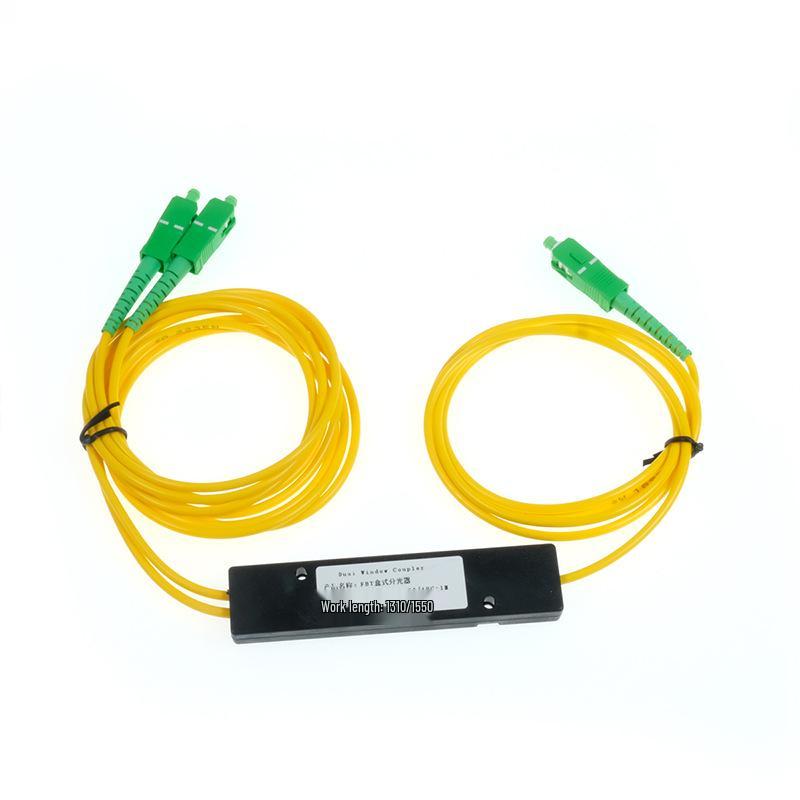 Telecom-Grade 1x2 SC/APC Splitter Fiber Optic Patch Cord