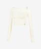 GRANDE LINE Shirred One-Shoulder Long Sleeve