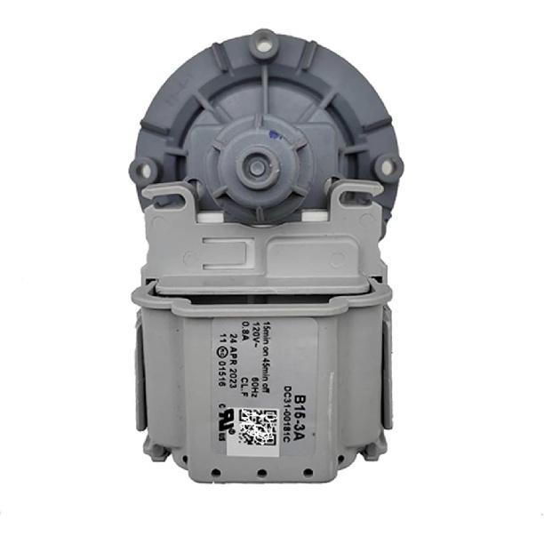 B15-3A DC31-00181C 120V 60HZ Drain Water Pump Assembly Drainage Motor Washer Parts, Compatible For Samsung Washing Machine