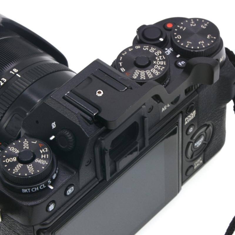 Metal Thumb Grip For XT1/2/3/10/20/30 Multiple Camera Models Hot shoe Handle Plate Ergonomic Enhances Stability