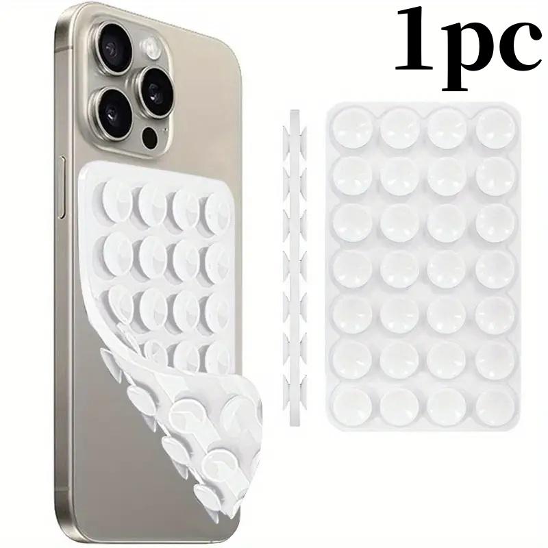 

Силиконовый присосочный держатель для телефона Двусторонний нескользящий стенд для телефона Держатель с сильным захватом для селфи и просмотра видео без рук