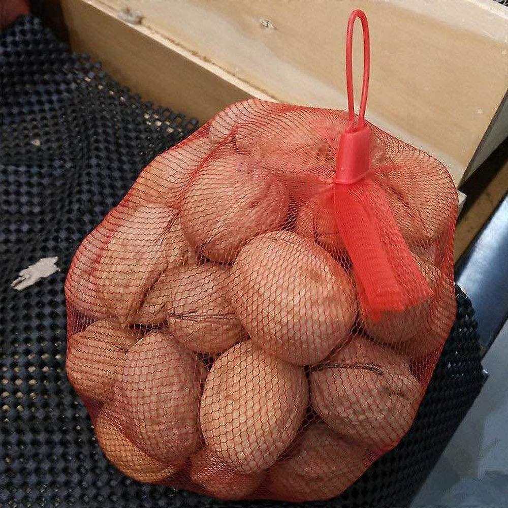 Reusable Net Bag, 200 Pieces Nylon Mesh Vegetable Net Bag, Fruit and Vegetable Packaging Net, for Egg Net Bag, Fruit Net Bag