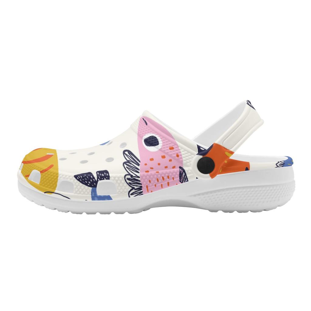 For Women Men Printed EVA Clogs Soft Comfortable Comfortable Breathable Slip On Casual Footwear Summer Sandals Daily Walking Wear