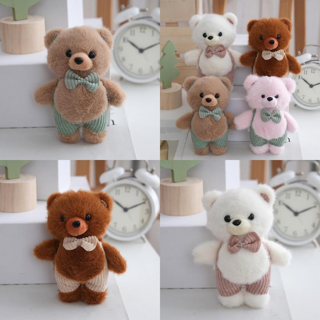 Plush Bear Keychain Plush Toy With Pp Cotton Filling For Girls And Kids