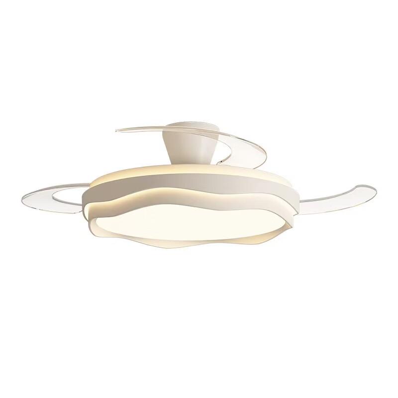 Dream Bubble 42-inch Double Wave Invisible Ceiling Fan with LED Light