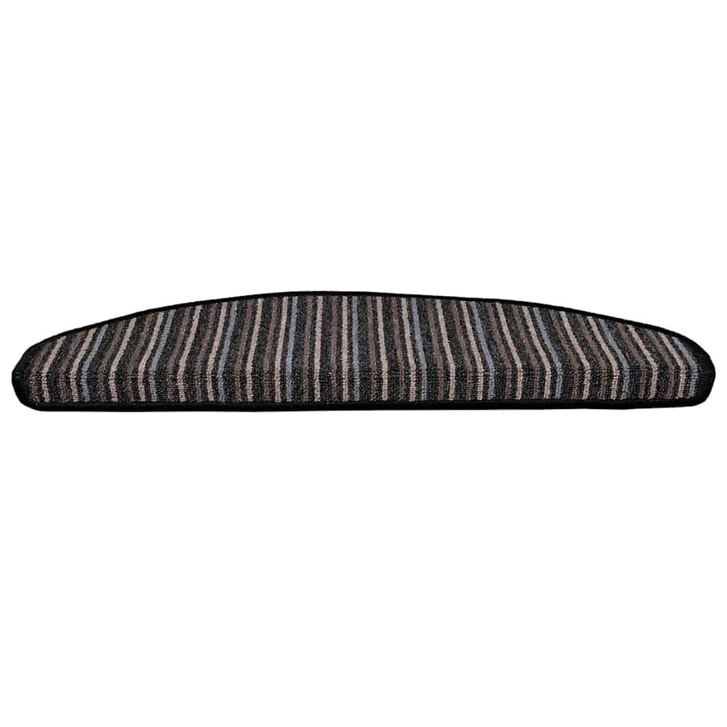 Self Adhesive Stair Treads 15 Pcs Anthracite 65 X 21 X 4 Cm