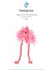 Flamingo Creative Novel Handmade Wooden String Puppet Toy