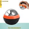 Diamond Edition Stainless Steel Massage Ball - Hot/Cold Therapy Handheld Roller for Muscle Relaxation, Yoga, Fitness (60mm)