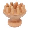 Wood Head Massager Octopus Shape Remove Discomfort Reduce Stress Head Massage Tool for Headache