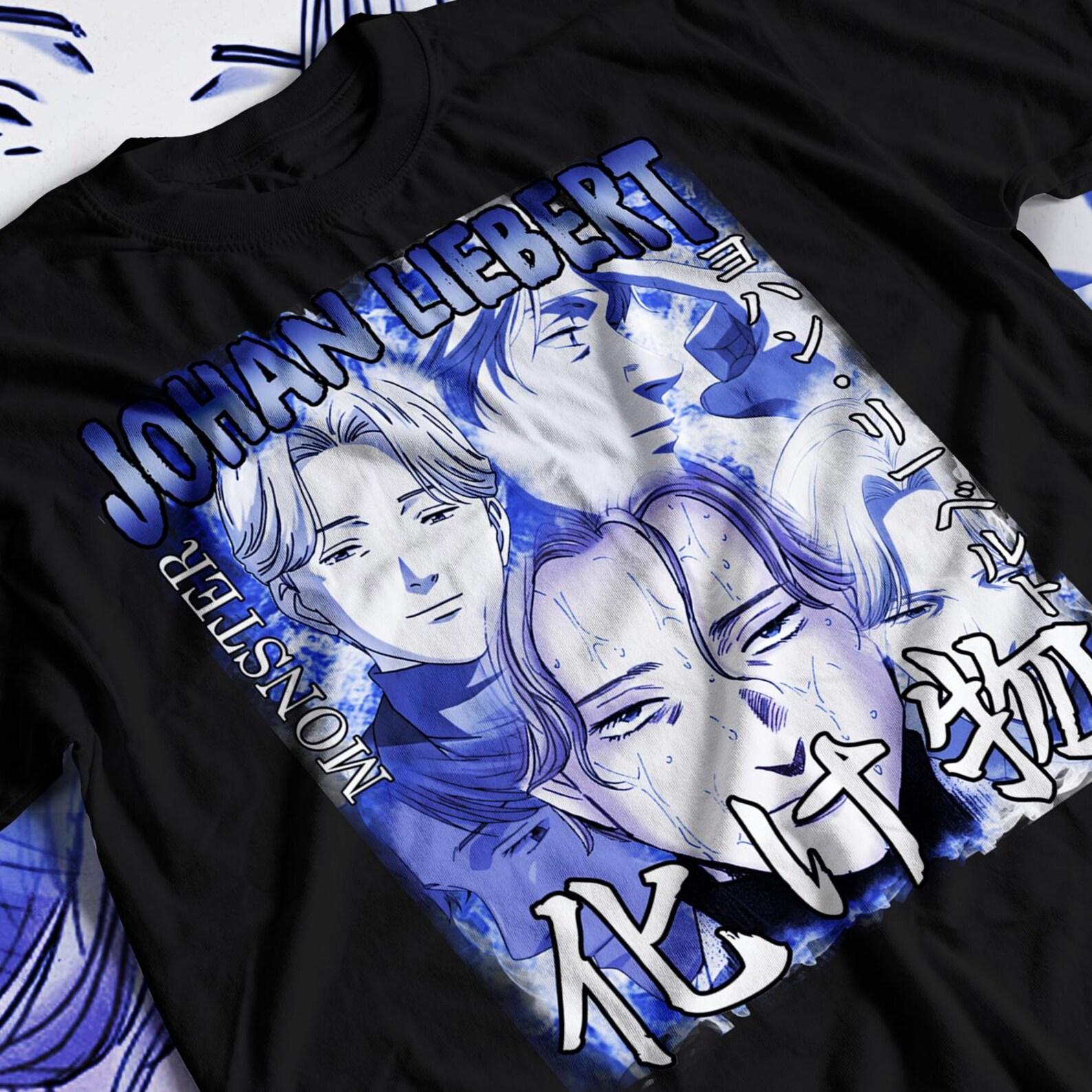 Monster Johan Liebert Kenzo Tenma Anime Unisex Shirt: Vintage Anime GIFT Shirt, Monster Retro Mystery 90s Manga Tee, Nameless Monster Tshirt 3XL