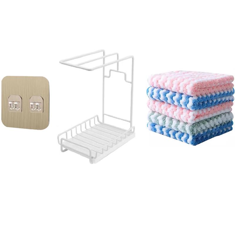 Чжаоран Настенная/Настольная сушилка для кухонных полотенец без сверления