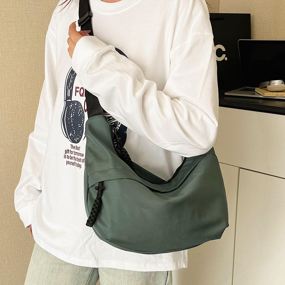 Nyl Cloth Bag, Crossbody Bag, New Fashiable Shoulder Bag, Large Capacity Crossbody Commuting Dumpling Bag, Lightweight