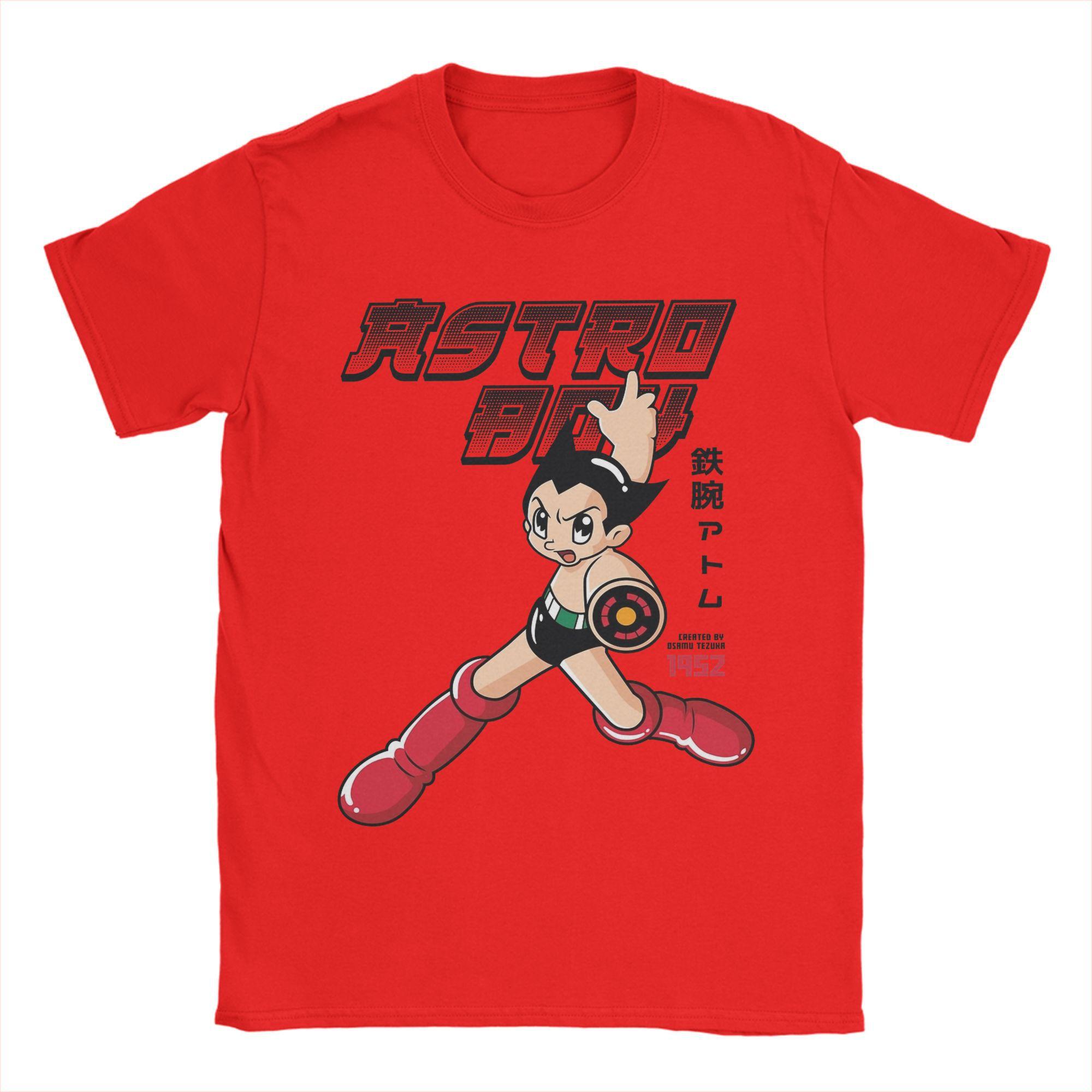 Astro Boy TShirt Unisex  Vintage Pure Cotton Tee Shirt Crew Neck Short Sleeve T Shirts Original Clothes S