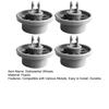 Practical Dishwasher Exact Fit Dishrack Rollers Replaceable Dishwasher Accessories