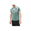 Emporio Armani Ss22 Ea7 Tričko s potiskem písmen, kulatým výstřihem a krátkým rukávem, pánské topy, zelená, 3HPT09-PJ02Z-1858