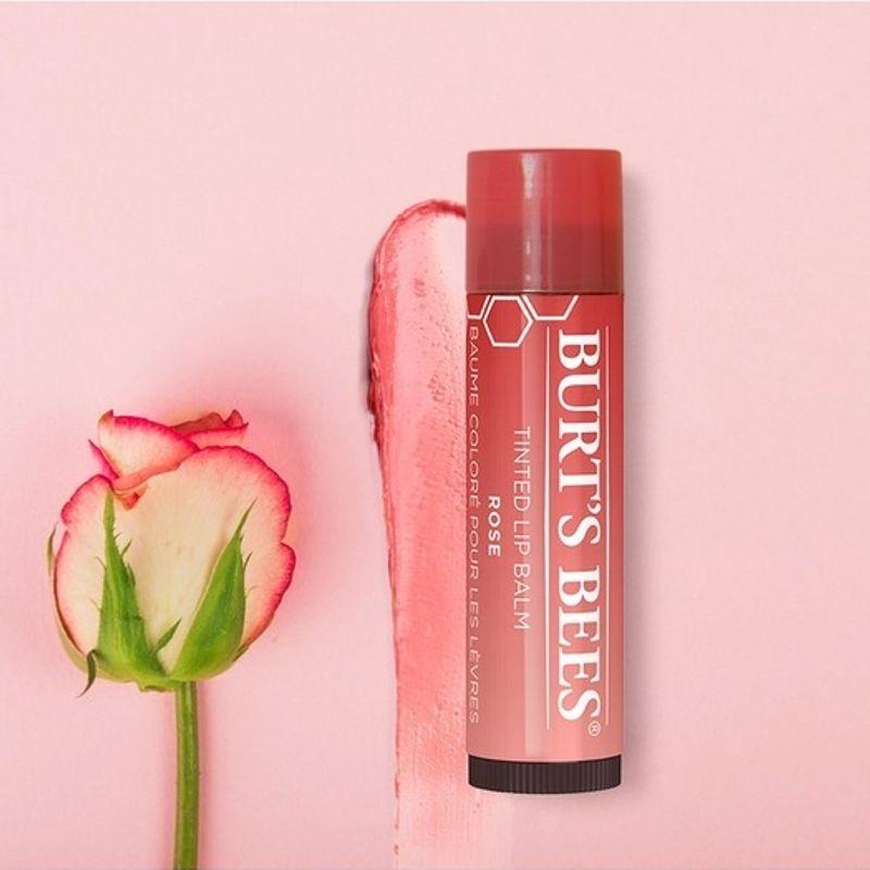 BURT’S BEES Бальзам для губ с оттенком Rose от Burt s Bees FREE