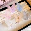 Banana Clip Butterfly Hair Clip Acrylic Hairpin Large Shark Clip Frosted Butterfly Hair Claw  Girls