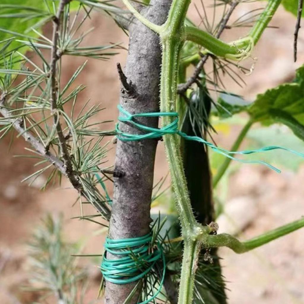 Zahradní rostliny Vázací železný drát Zahradní vázací drát na rostliny s řezačkou Vázací drát na rostliny Květiny Popínavé rostliny Lezecká opora Kabelový provázek Zahradní balicí nástroj