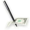 Black Banknote Pens Creative Magic Props Double Head Wearing Money Pen