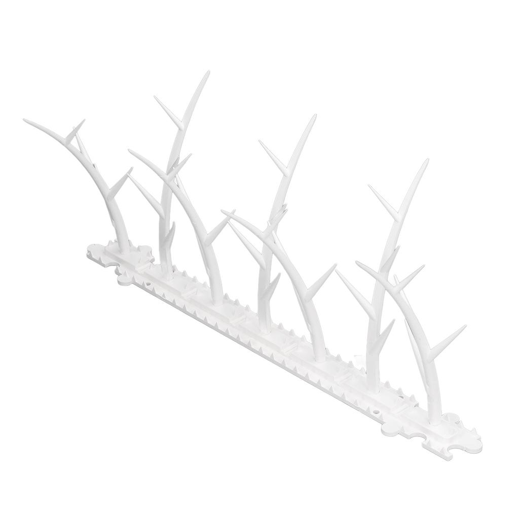 30cm Bird Deterrent Spikes Plastic Bird Repellent Spikes for Fence Roof Mailbox Window