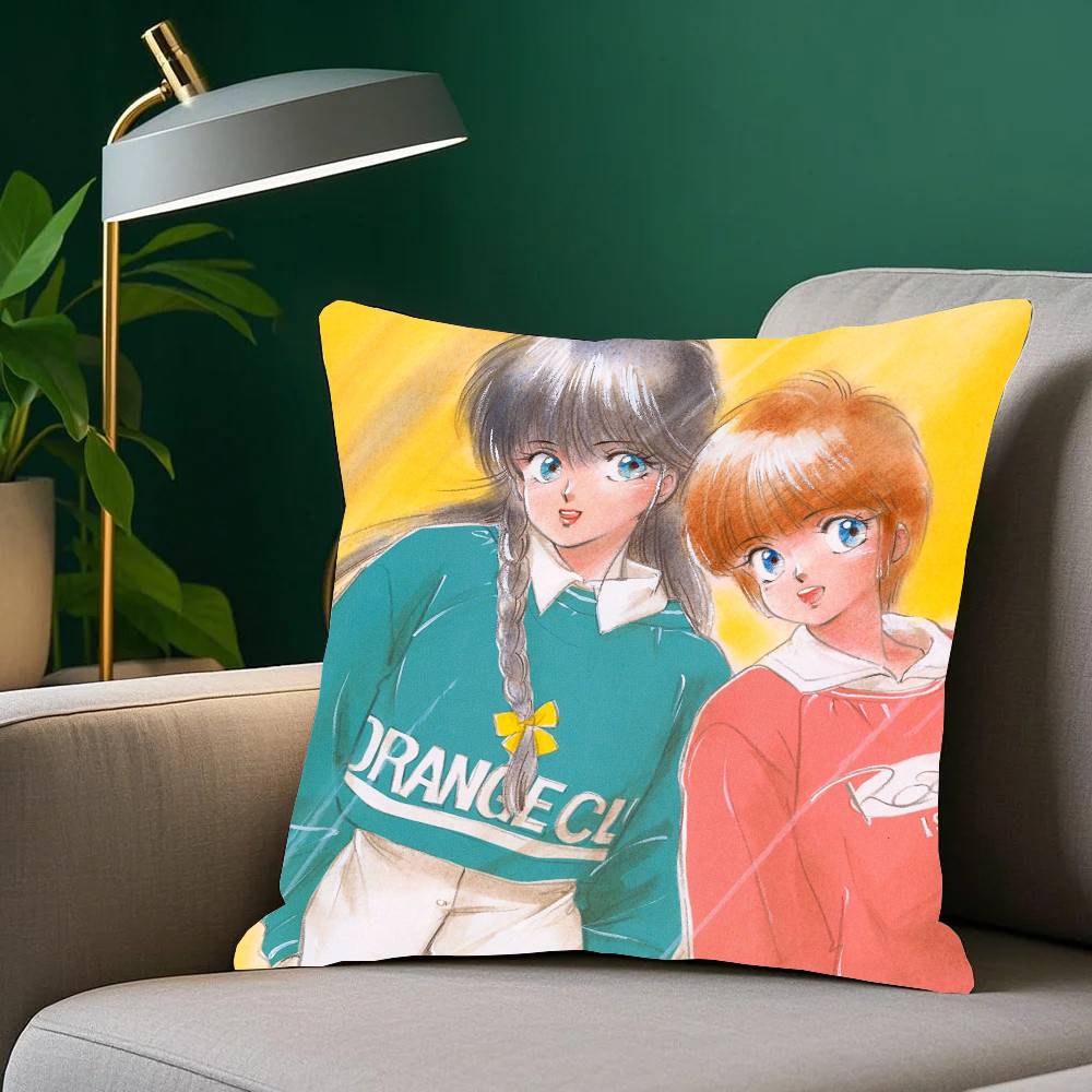 ANIME K-Kimagure Orange Road Pillow Case Home Decor Throw For Sofa Bed Car Room Decor Gift Idea