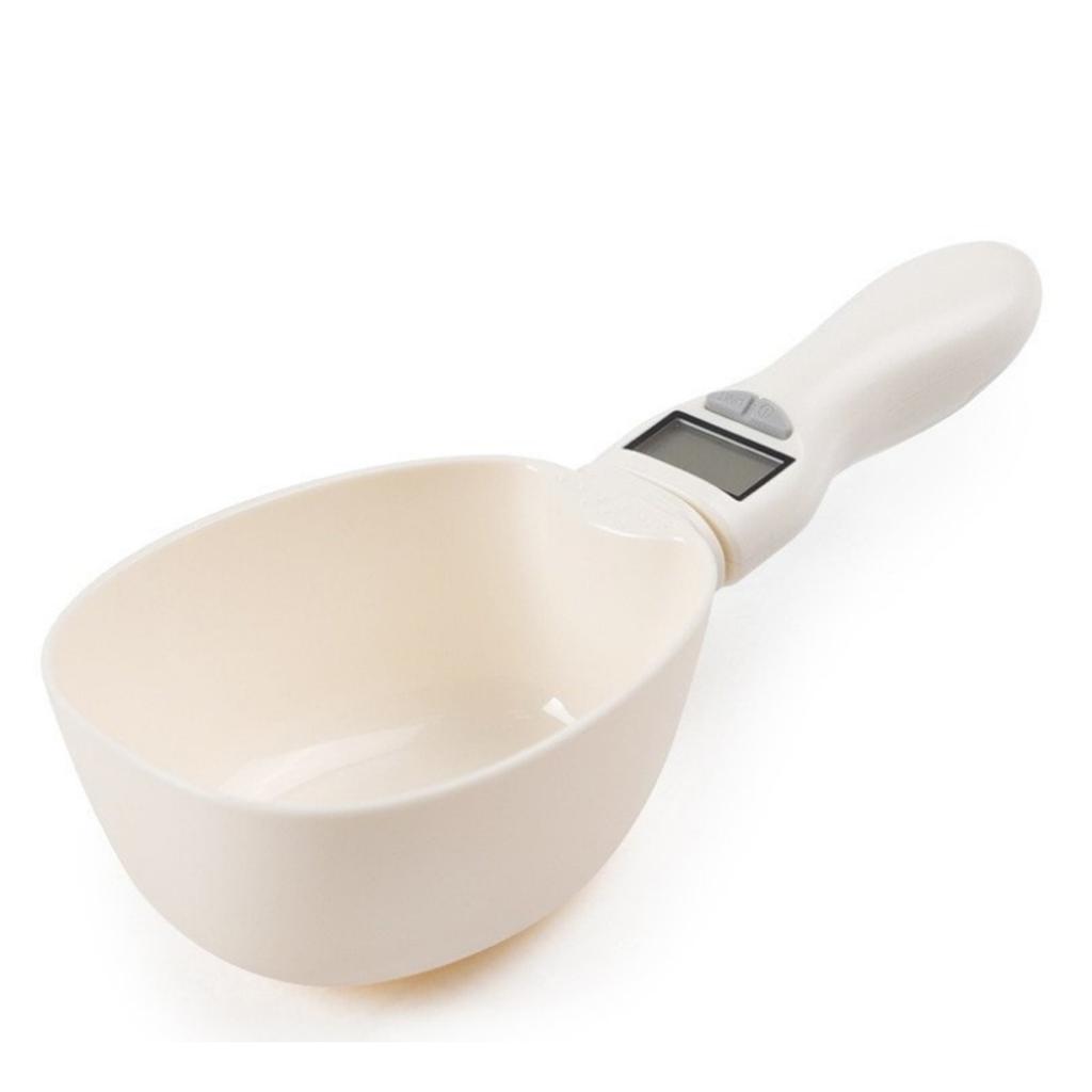 Measuring Spoon for Pets Precise Dog Food Measuring Cup Detachable Cat Food Scooper Digital Scale Spoon with LCD