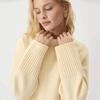 2026 European & American Loose Round Neck Cotton Sweater: Women's Solid Knit, Lazy Style, Long Sleeve Pullover for Spring & Autumn