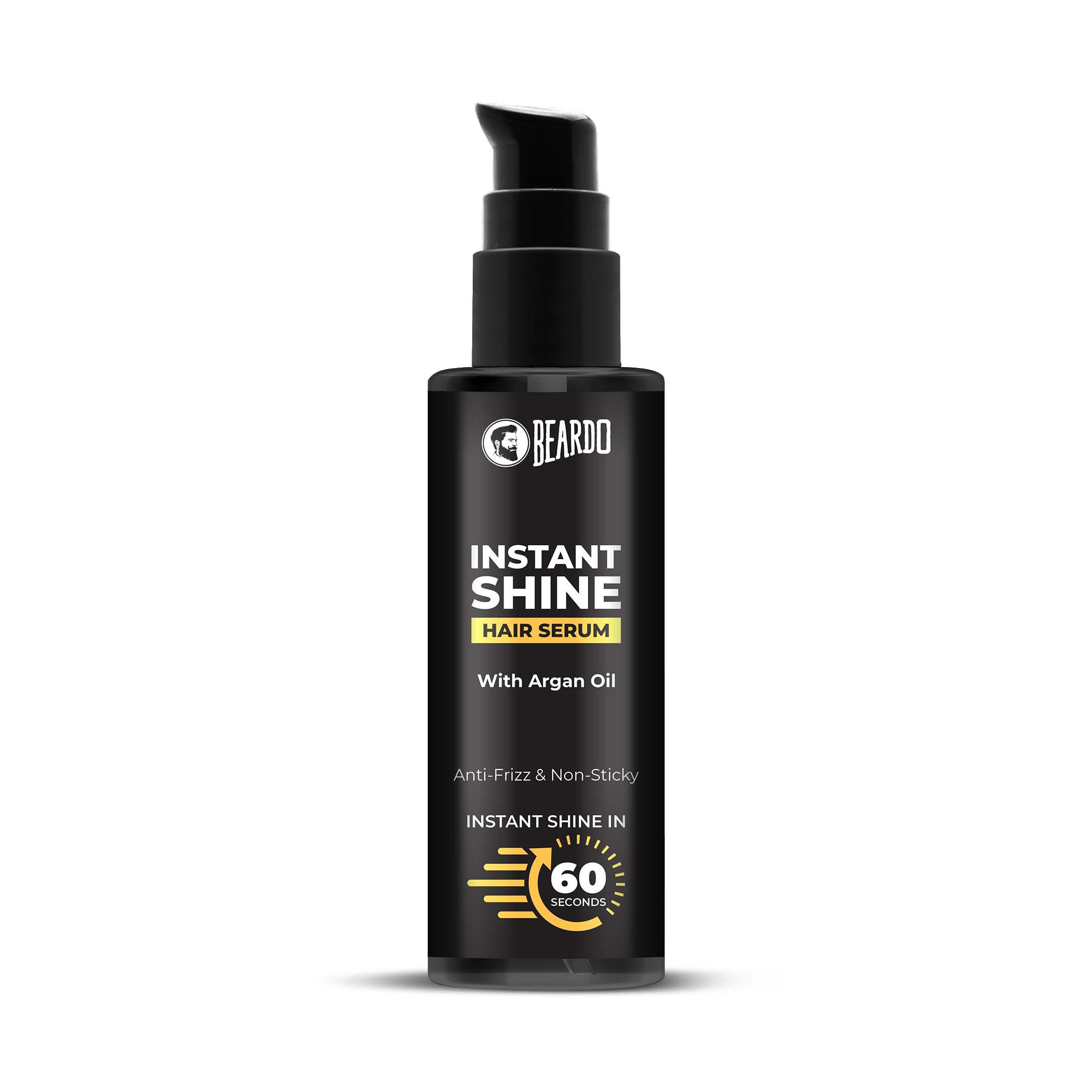 

Beardo Instant Shine Hair Serum for Men - 50ml | Instant Shine & Anti-frizz with Argan Oil, Made for Men s Hair, Super Light-weight | Provides sh